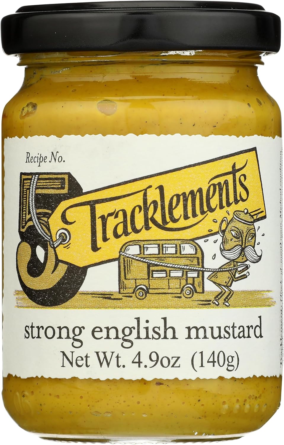 Tracklements, Mustard Strong English, 4.9 Ounce