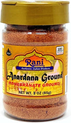 Rani Anardana (Pomegranate) Ground, Indian Spice 3oz (85g) PET Jar ~ All Natural | No Color | Gluten Friendly | Vegan | NON-GMO | No Salt or fillers | Indian Origin