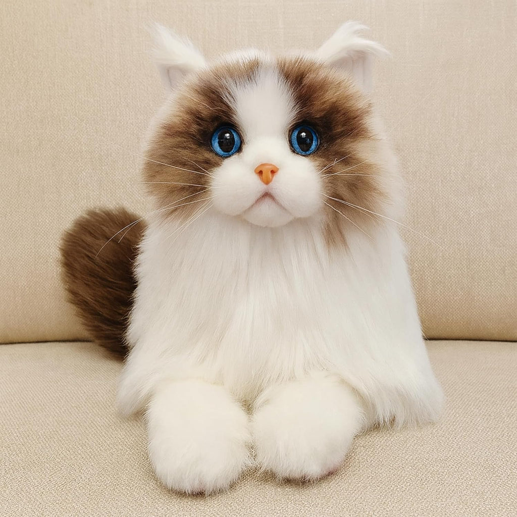 Assistex Therapy Cat Plush for Seniors with Dementia – Realistic Stuffed Animal Companion for Alzheimer’s, Memory Loss, Elderly Comfort – Soft, Calming, Lifelike Cat Toy