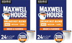 Maxwell House Breakfast Blend Light Roast K-Cup® Coffee Pods,. Box,(Pack of 48)