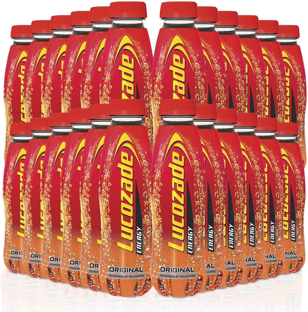 Lucozade Energy Original Drink in Pet Bottle 380 ml (Pack of 24)