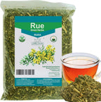 RUE Dried Herbs Ruda Seca, Ruda Graveolens, rue leaves and branches Dried Rue Leaves (Ruta graveolens) | Raw Herbal Ingredient (2 Ounce)