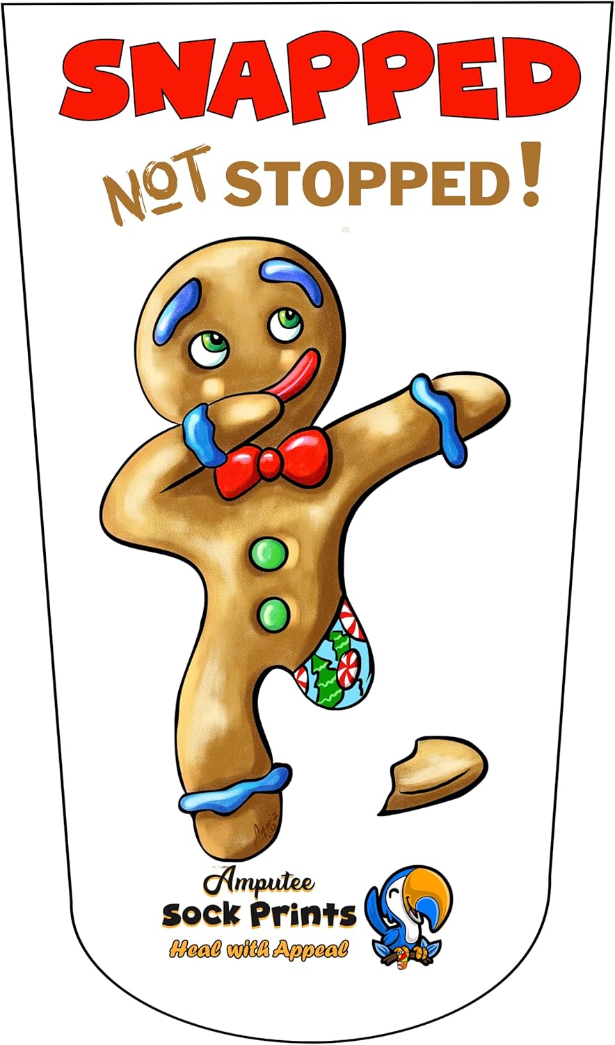 Amputee Sock"Gingerbread