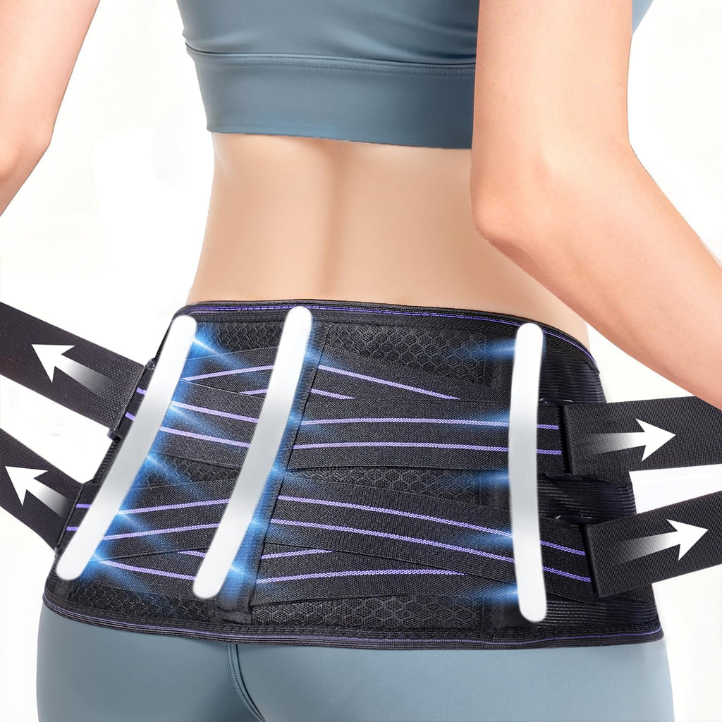 Ultra Sacroiliac SI Hip Belt for Women and Men, [Upgraded Medical-Grade] Adjustable Breathable Hip Brace, Sciatica Pain Relief Devices, Trochanter Brace for Relieving Lower Back Pain, Pelvic Pain & Sciatica (Medium)