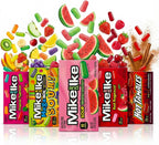 BP Bundle – Mike and Ike Theatre Box Candy Variety Pack – Fruity, Sour & Spicy Mixes – Candied Fruit, Mixed Fruit Gummy Candies Individually Wrapped Bags