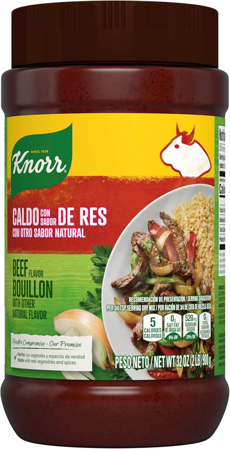 Knorr Granulated Beef Bouillon Seasoning 2.0 Lb, 32 Oz