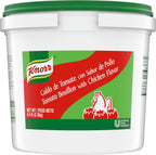 Knorr Professional Caldo de Tomate, Tomato Bouillon with Chicken Flavor Granulated Base, Bouillon as a Base, Marinade, Flavor Enhancer, Shelf Stable Convenience, 0g Trans Fat, 4.4 lbs, Pack of 4