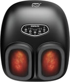 Snailax Shiatsu Foot Massager with Heat, Deep Kneading, Compression, Vibration, Feet Massager Machine for Plantar Fasciitis, Neuropathy, Foot Warmer Under Desk, Size 13, Gifts for Men, Women