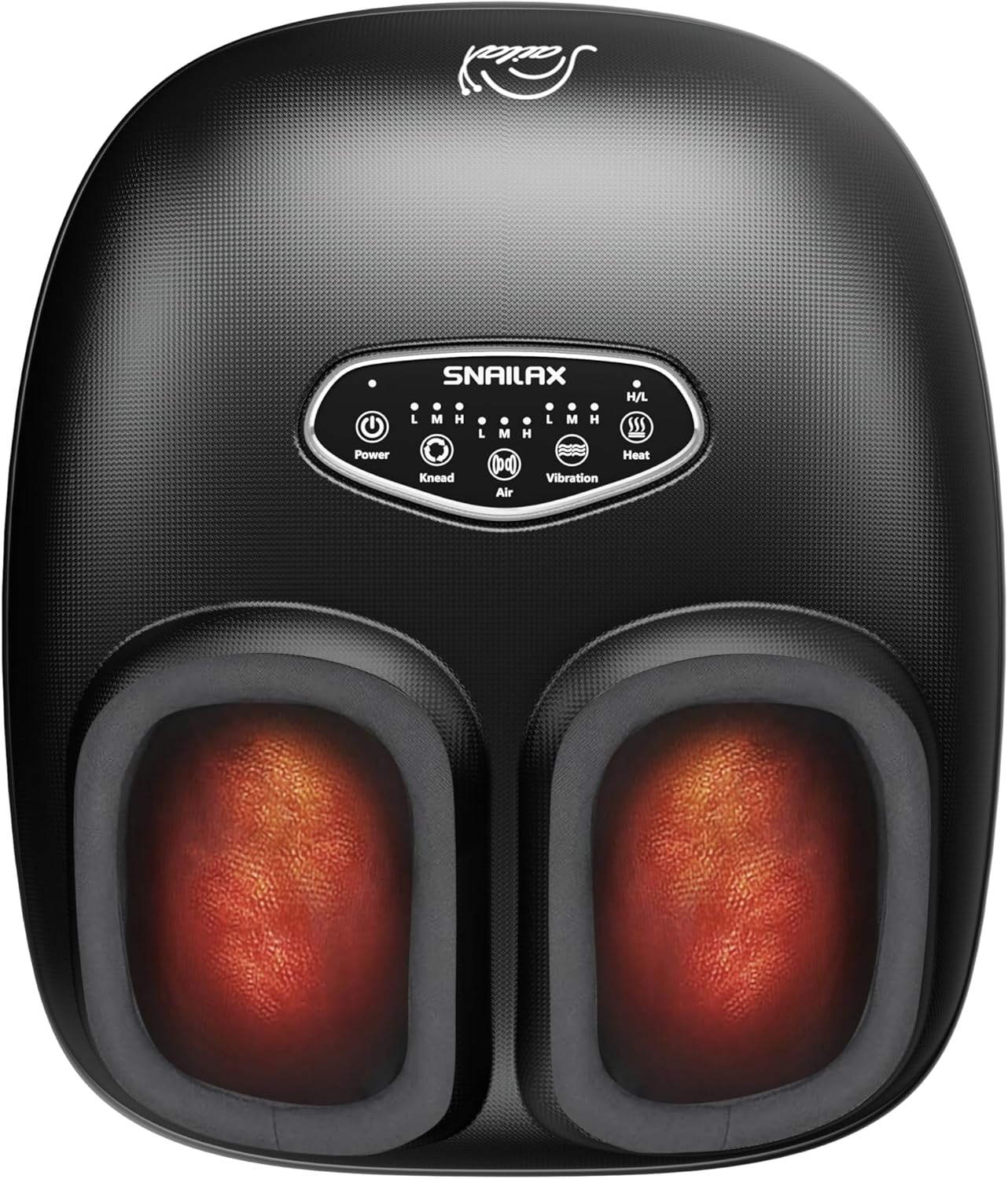 Snailax Shiatsu Foot Massager with Heat, Deep Kneading, Compression, Vibration, Feet Massager Machine for Plantar Fasciitis, Neuropathy, Foot Warmer Under Desk, Size 13, Gifts for Men, Women