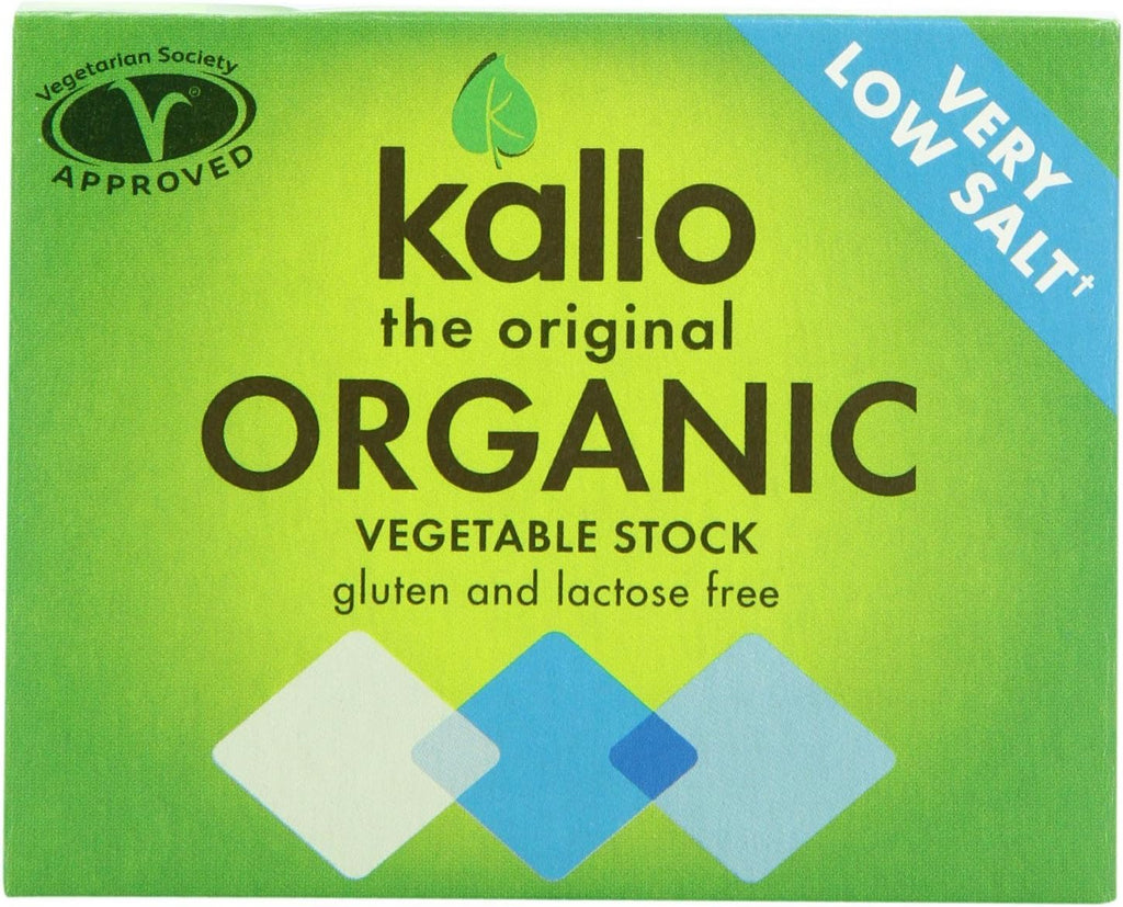 Kallo Organic Very Low Salt Vegetable Stock Cubes (6x10g)