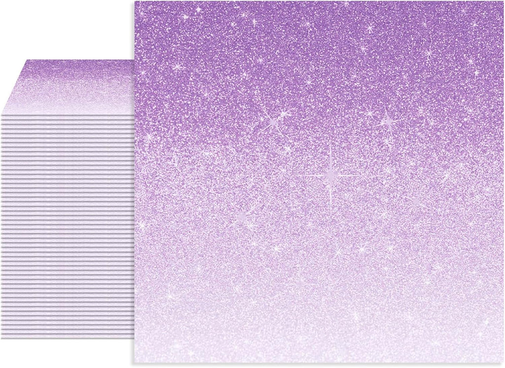 40PCS Ombre Purple Party Supplies Gradient Pastel Purple Napkins Cocktail Napkins Disposable Napkins for Girl Woman Lavender Sprinkle Wedding Birthday Anniversary Party supplies