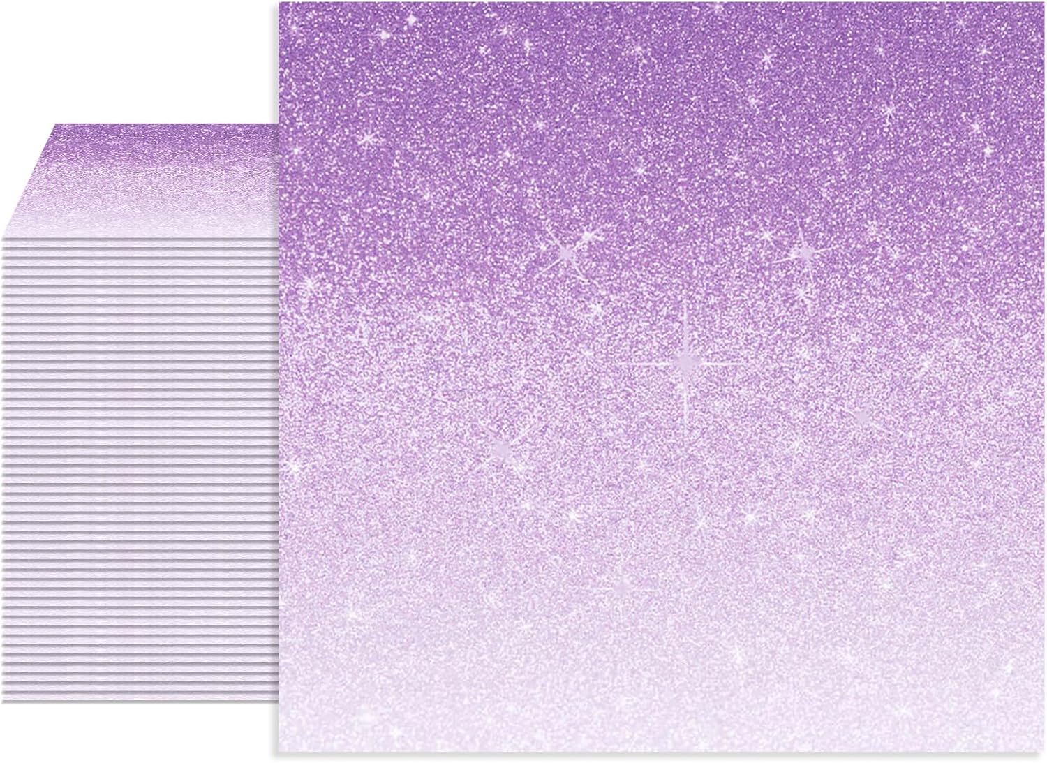 40PCS Ombre Purple Party Supplies Gradient Pastel Purple Napkins Cocktail Napkins Disposable Napkins for Girl Woman Lavender Sprinkle Wedding Birthday Anniversary Party supplies