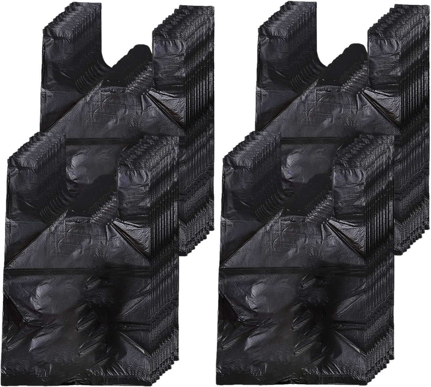 Sanitary Napkin Disposal Bags, 400 PCS Personal Disposal Bags for Women Trash Bags with Handle for Feminine Hygiene Product - Black