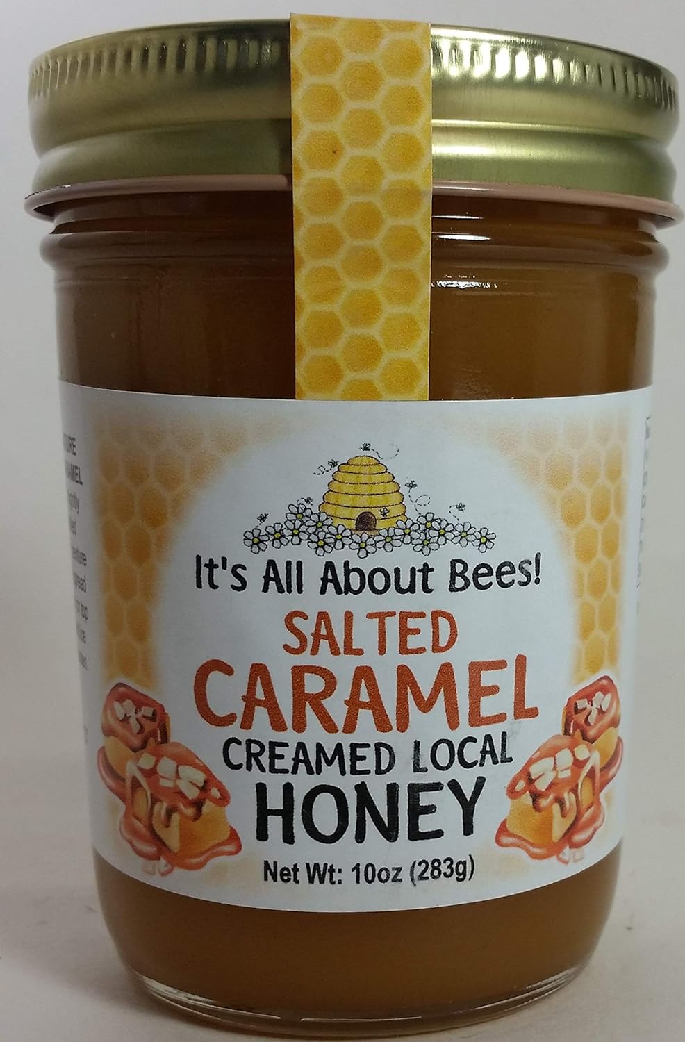 ITS ALL ABOUT BEES! Creamed Honey - Salted Caramel (22 Oz.)
