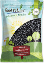 Food to Live - Black Turtle Beans, 10 Pounds Whole Dried Beans, Sproutable, Vegan, Kosher, Bulk. Low Sodium. Great Source of Plant Based Protein, Fiber. Great for Bean Soup, Salads, Stews, Chili.