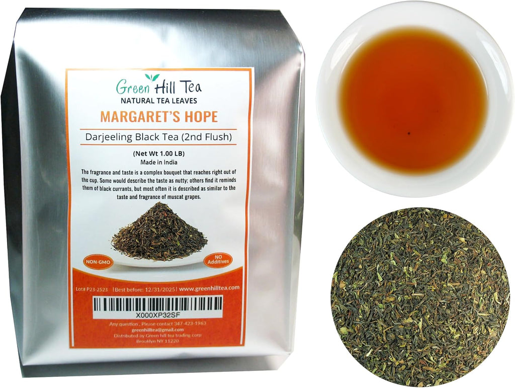 Margaret's Hope Darjeeling Tea, Darjeeling Tea made from the small-leaved Chinese variety of Camellia sinensis var. – 1 lb. Tea in Foil Bag.