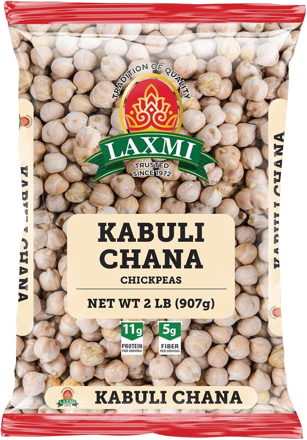 Laxmi Brand Kabuli Chana, Whole Chickpeas, House of Spices (2lb)