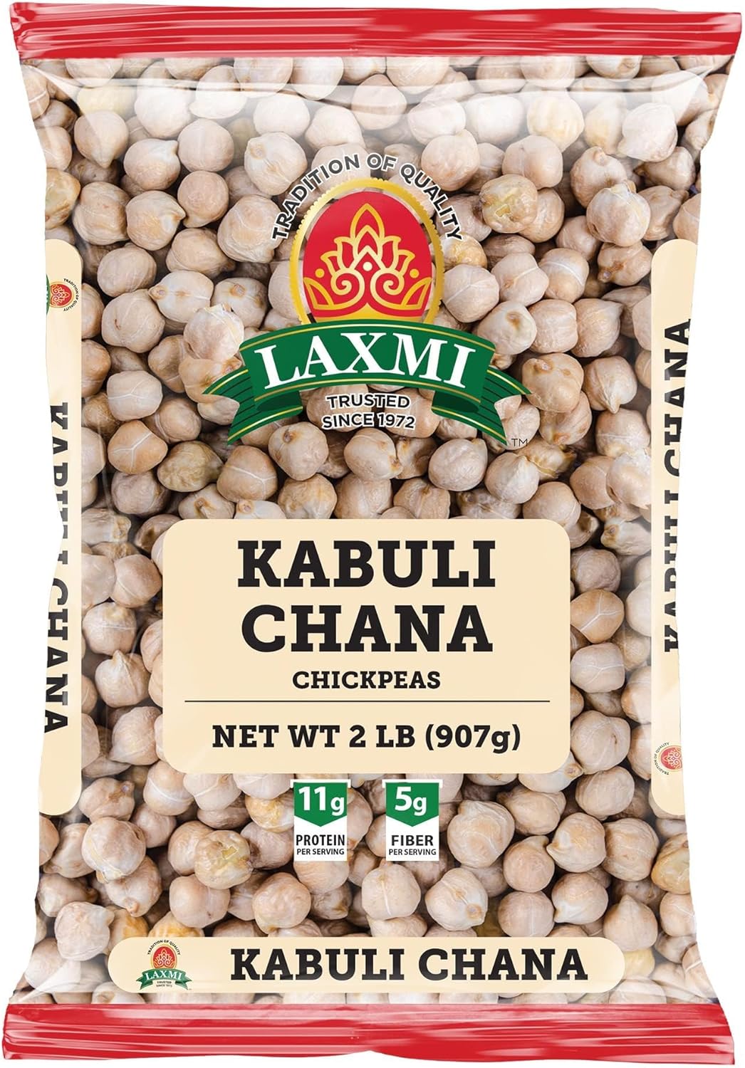 Laxmi Brand Kabuli Chana, Whole Chickpeas, House of Spices (2lb)
