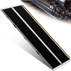 VNN Portable Wheelchair Ramp 8FT, Seamless Non-Slip Aluminum Ramps for Wheelchairs for Home, Handicap Wheelchair Ramps for Home Steps, Aluminum Loading Dock Plates