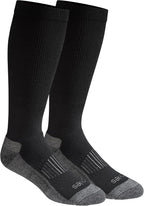 Dickies Men's Light Compression Comfort Over-The-Calf Socks, Available in M-XXL (2, 4 Pairs)