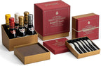 Giusti - Tasting Set - Balsamic Vinegar of Modena Historical Collection and White Condiment - Includes Spoons and Napkins - 6x 100ml