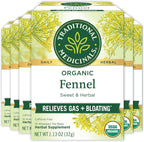 Traditional Medicinals Tea, Organic Fennel, Promotes Healthy Digestion, 96 Tea Bags (6 Pack)