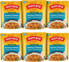 Tasty Bite Indian Bombay Potatoes, Microwaveable Ready to Eat Entrée, 10 Ounce (Pack of 6)