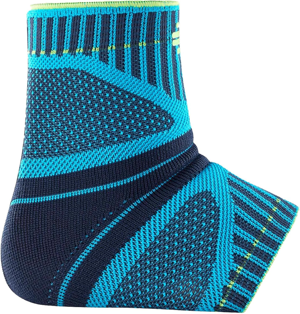 Bauerfeind Sports Ankle Support Dynamic - Ankle Compression Sleeve for Freedom of Movement - 3D AirKnit Fabric for Breathability - Premium Quality & Washable (L, Rivera)