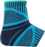 Bauerfeind Sports Ankle Support Dynamic - Ankle Compression Sleeve for Freedom of Movement - 3D AirKnit Fabric for Breathability - Premium Quality & Washable (L, Rivera)