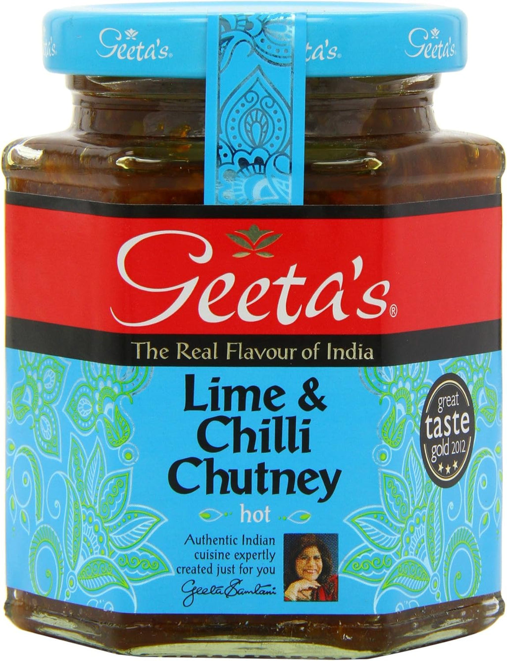 Geeta's Lime & Chilli Chutney (310g) - Pack of 6