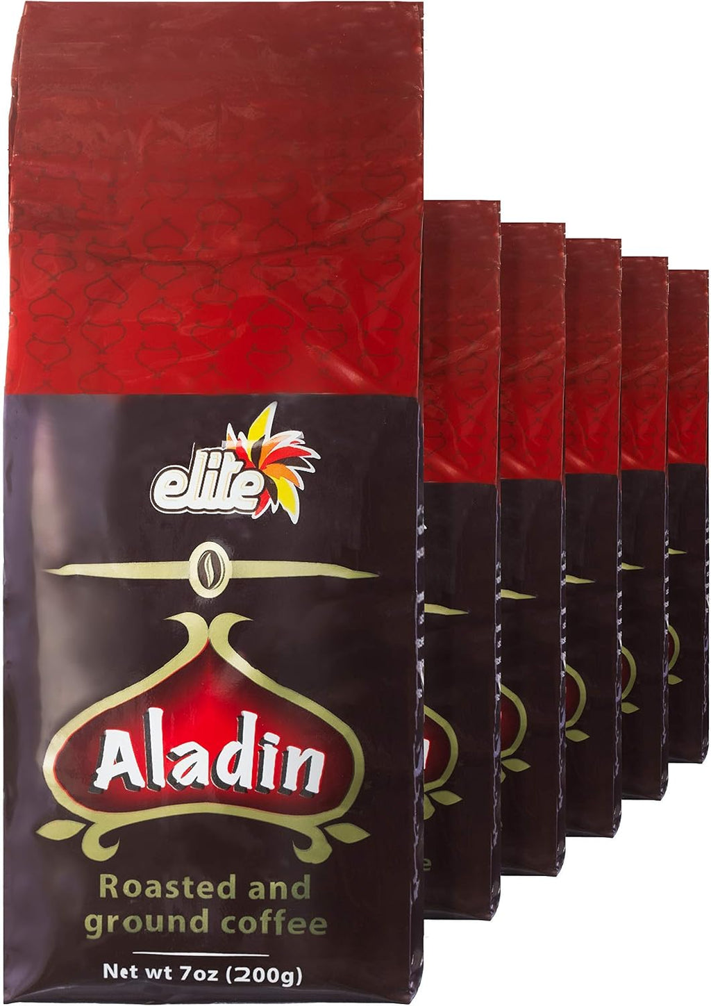Elite Aladin Coffee, 7-ounces (Pack of 6)