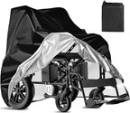 Heavy Duty Waterproof & Dustproof Electric Wheelchair Cover - Prevent Rain, Wind, Dust, Sun & UV for Indoor & Outdoor Use