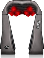 MagicMakers Neck Massager with Heat Gifts for Women, Men, Dad, Mom, Family, Friend, Mothers Day, Fathers Day, Christmas, Shiatsu Kneading Back Massager for Shoulder, Pain Relief, Muscle Soreness