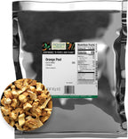 Frontier Co-op Orange Peel, Cut and Sifted, 1/4" Inch, Bulk Bag, Kosher | 16 Ounce (Pack of 1)