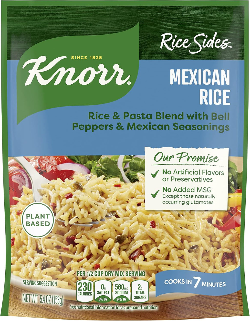 Knorr Rice Sides Mexican Rice For a Tasty Rice Side Dish 5.4 oz