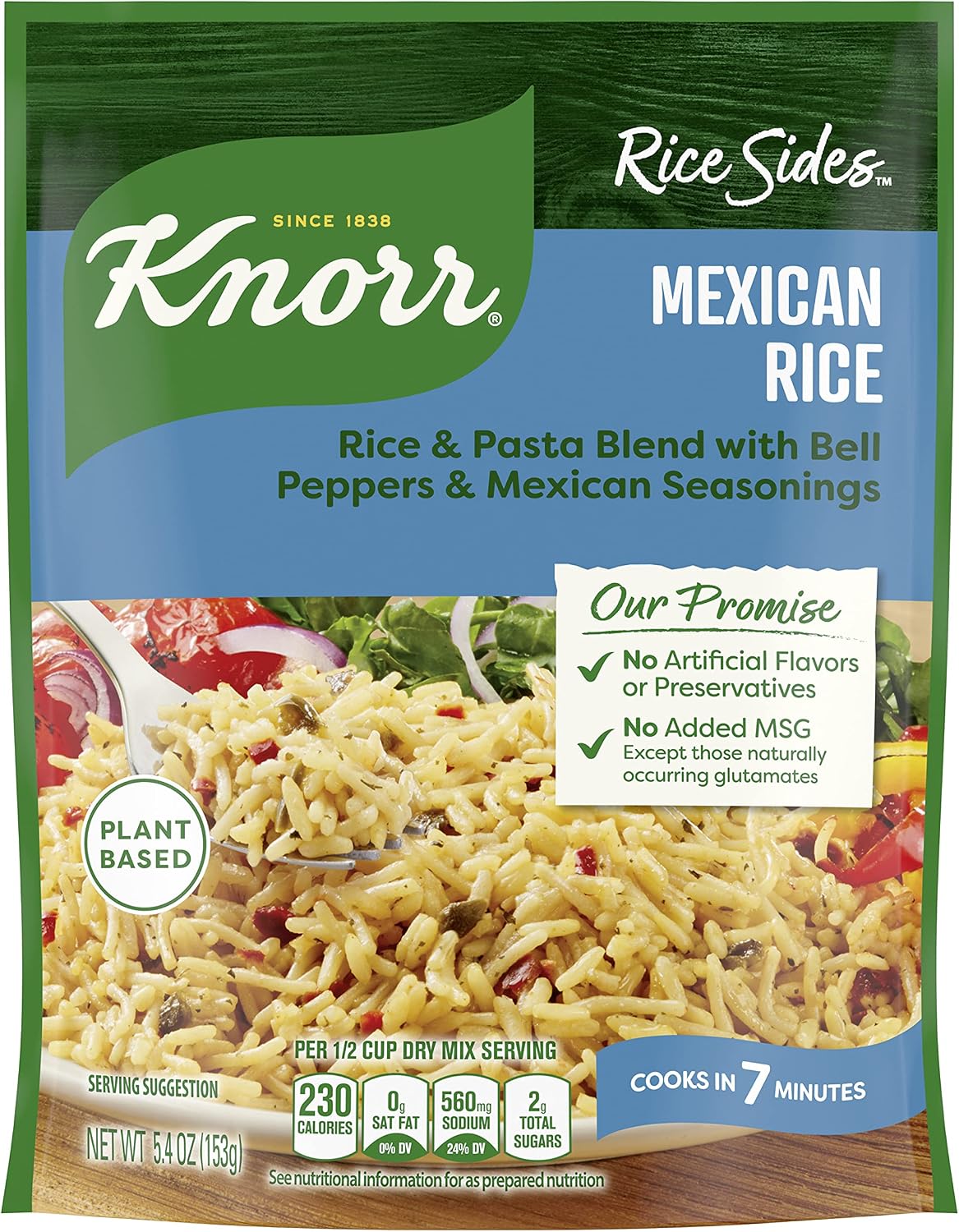Knorr Rice Sides Mexican Rice For a Tasty Rice Side Dish 5.4 oz