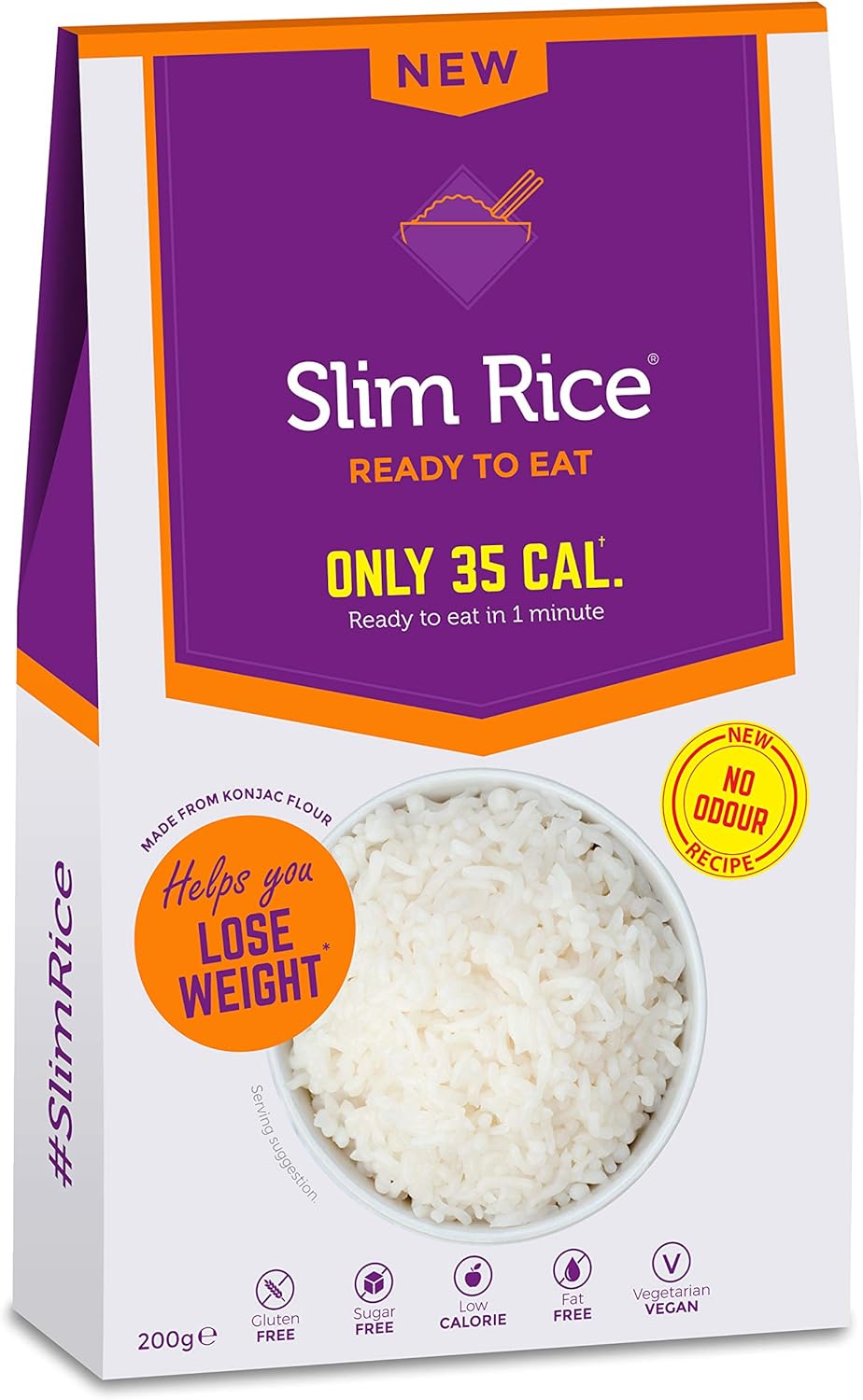 Eat Water Slim Rice 270g - Organic and Gluten, Sugar, Fat-Free