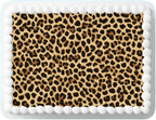 Edible Cake Topper Leopard Sheet 8.5 x 11 inch Decoration Easy to Cut Image