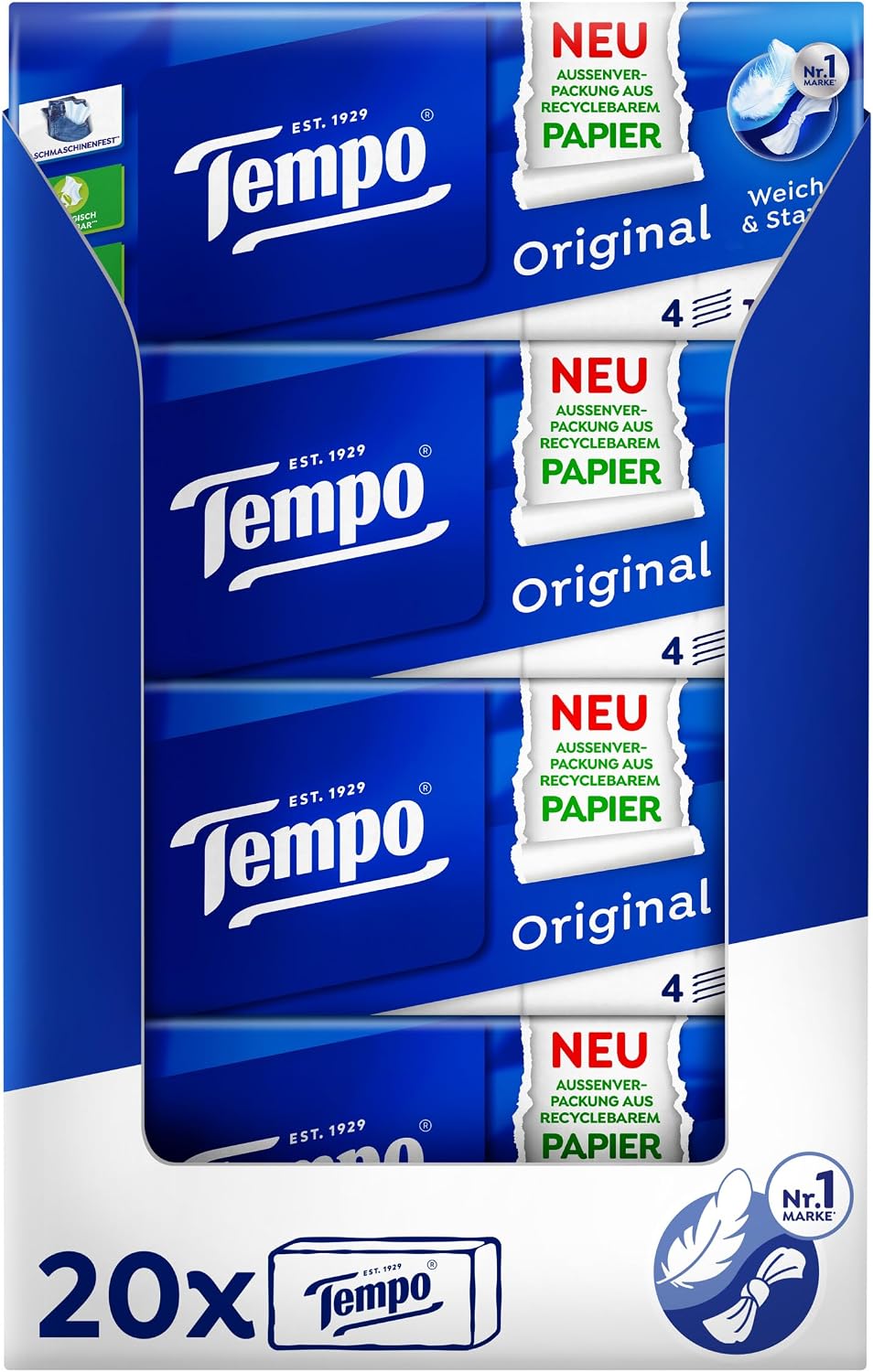 Tempo Tissues 15 Pack (15x10 Tissues)