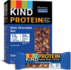 KIND Protein Bars, Double Dark Chocolate Nut, Gluten Free, 12g Protein,1.76 Ounce, 20 count