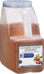 McCormick Culinary Rotisserie Chicken Seasoning, 6.5 lb - One 6.5 Pound Container of Rotisserie Chicken Seasoning Rub for Poultry Dishes, Best for Restaurant Use