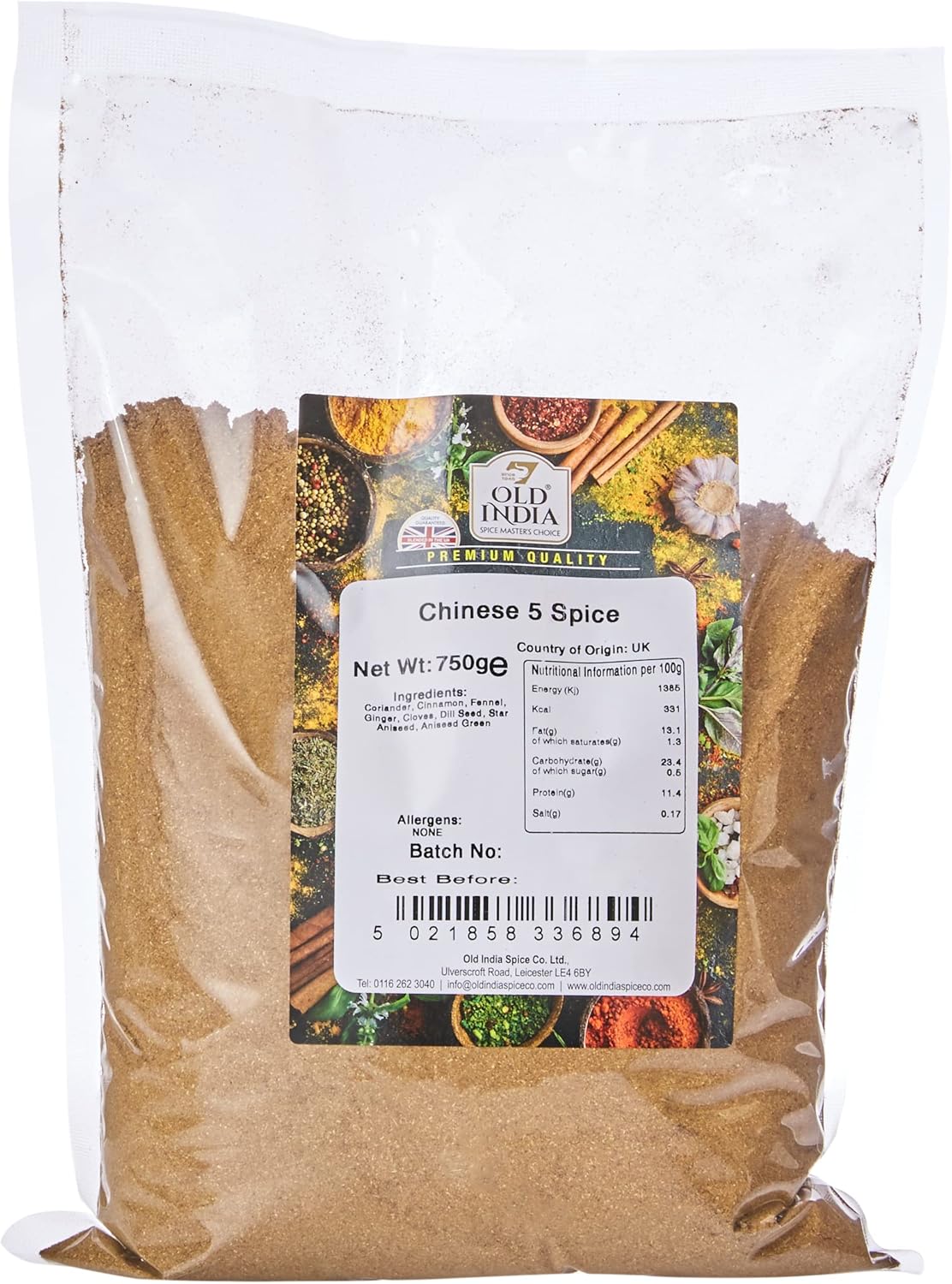 Old India Chinese Mixed Spice 750 g