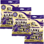 Walkers Nonsuch Milk Chocolate Eclairs 5.29 oz (Pack of 3) - Traditional British Chewy Butter Toffee Candy, Classic English Creamy Toffee Sweets, Imported UK Chocolates Gourmet Gift