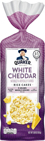 Quaker Rice Cakes, White Cheddar, 5.50 oz