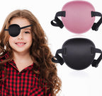 2 Pcs Eye Patch, Medical Eye Patches for Adults Kids Adjustable Eyepatch for Right/Left Eye, Amblyopia Lazy Eye Patch