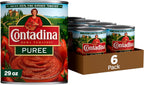 Contadina Tomato Puree, 29 oz (Pack of 6 Cans)