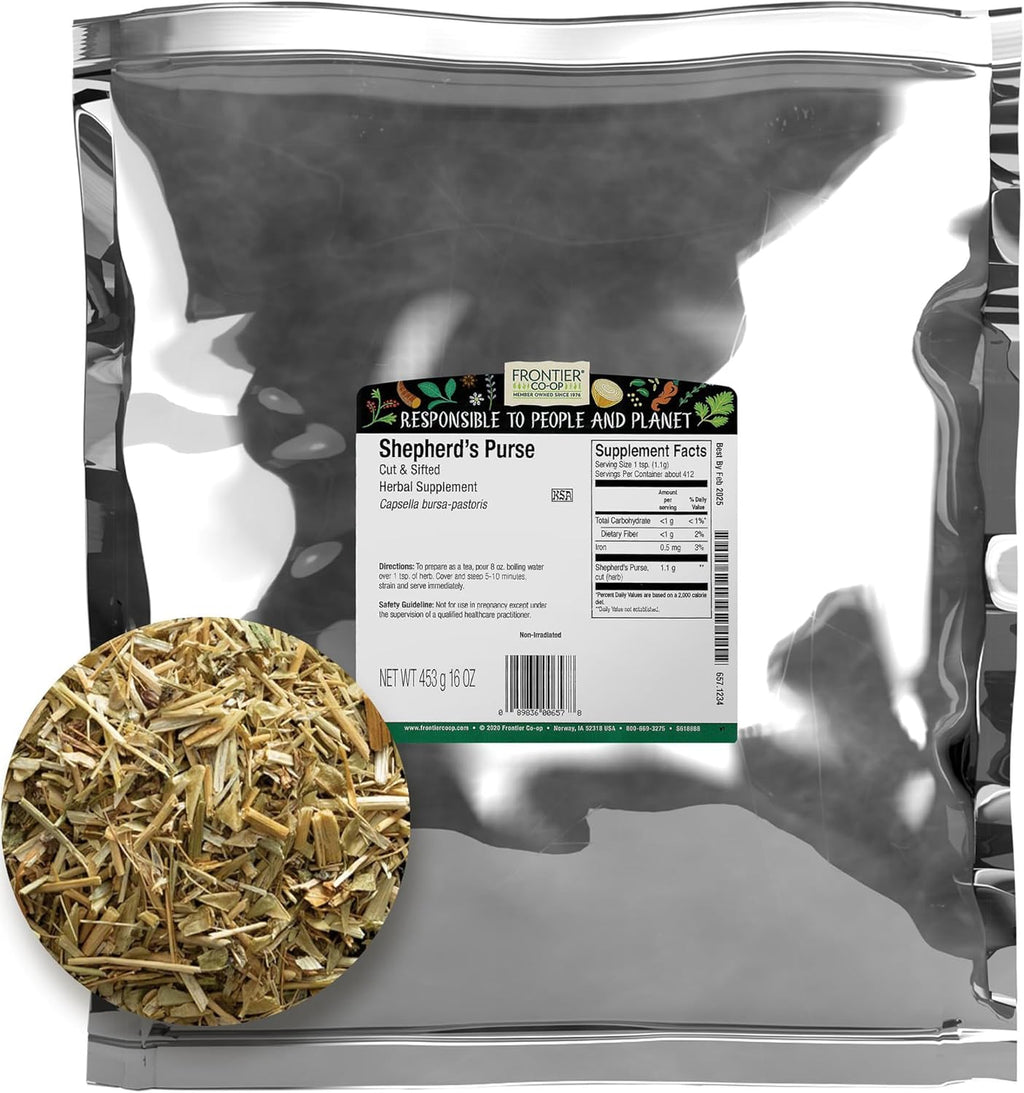 Frontier Co-op Cut and Sifted Shepherd's Purse Herb 1lb