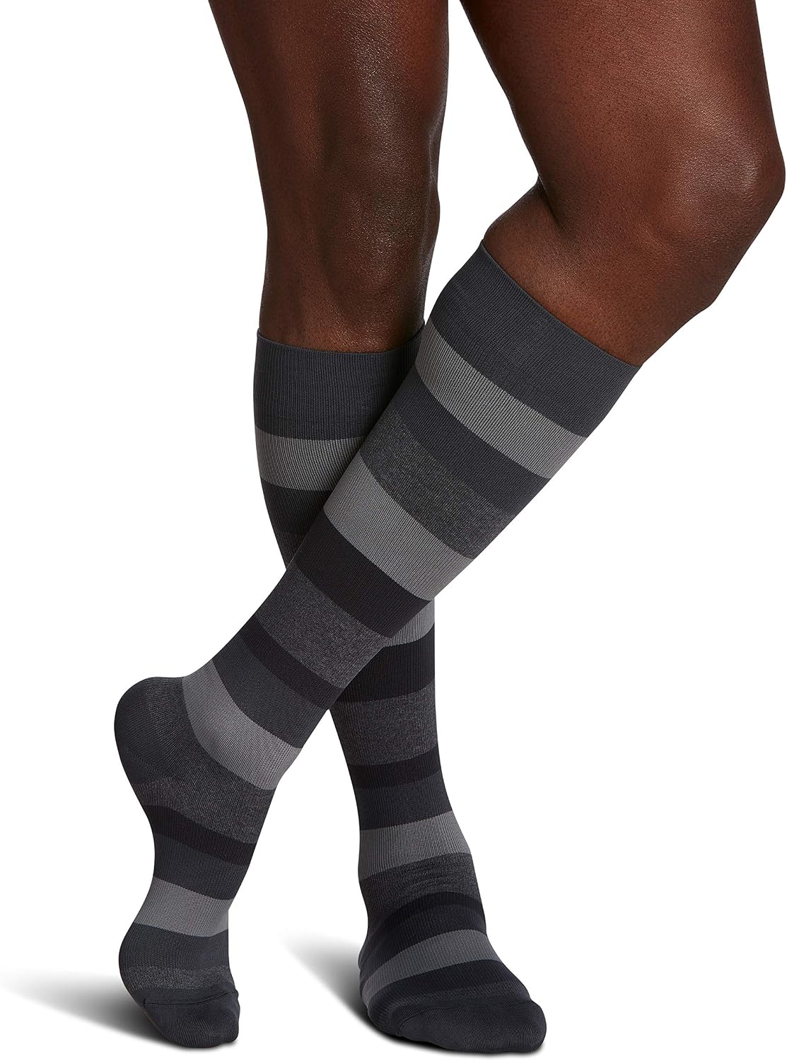 SIGVARIS Men’s Microfiber Patterns 183 Calf High Compression Socks 15-20mmHg