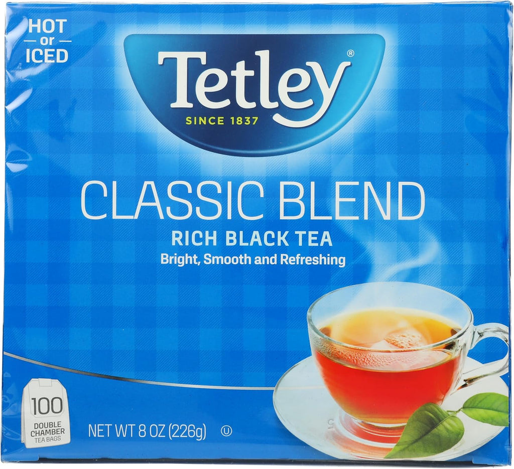 Tetley, Classic Blend Tea Bags, 100 Count