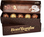 BomBombs, Hot Chocolate Bombs, Includes Fudge Brownie and Caramel Candy Cocoa Bombs Filled with Marshmallows, Pack of 5